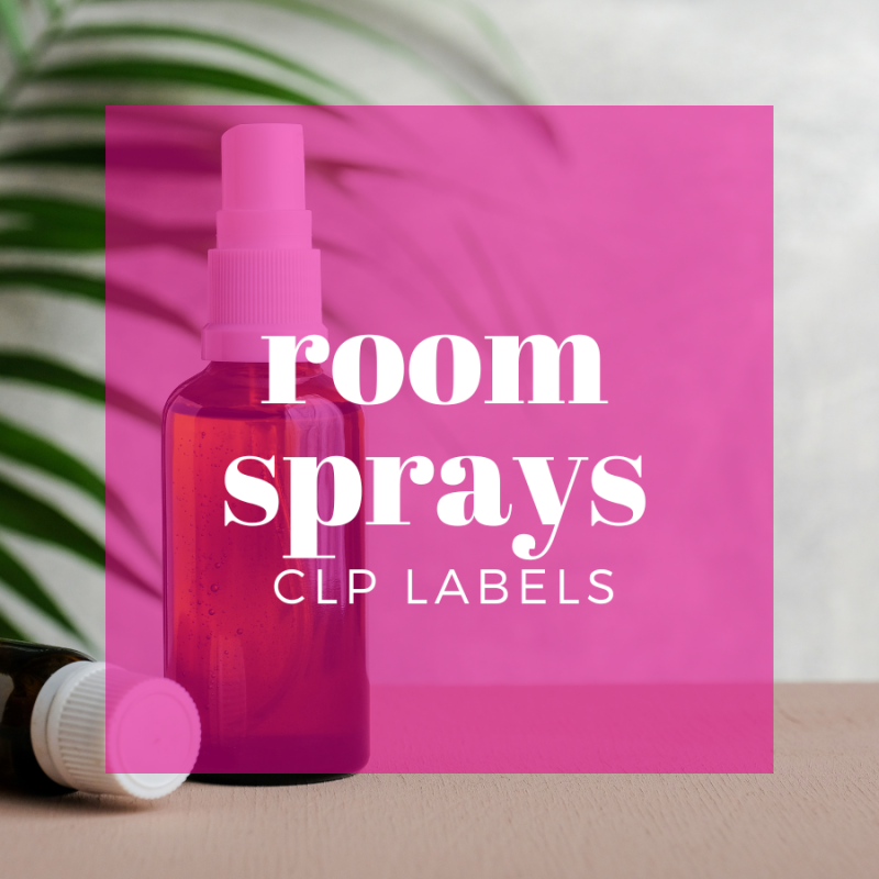 Printed CLP Labels for Wax Melts & Candles & Diffusers CLP Label
