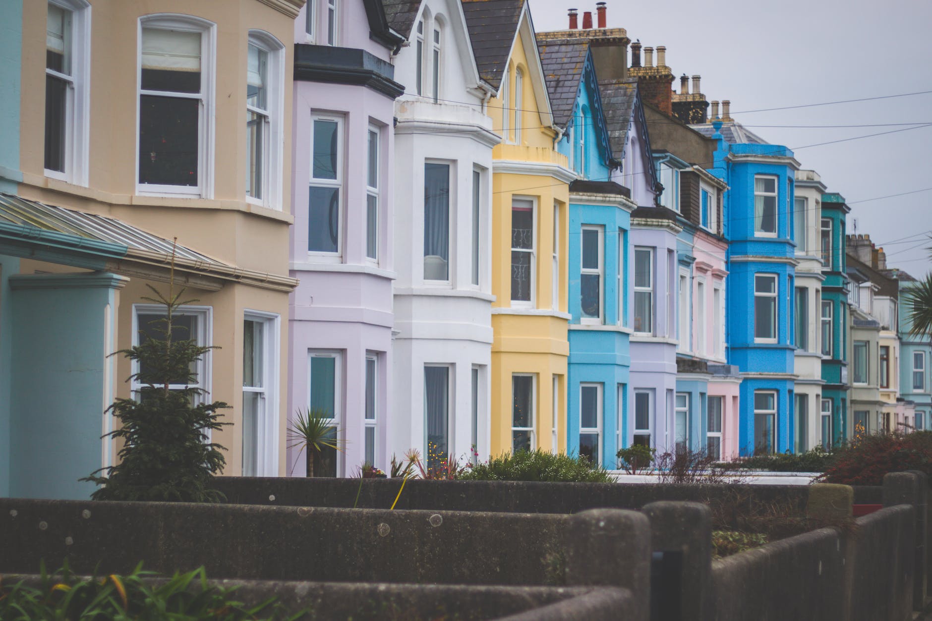 assorted color houses