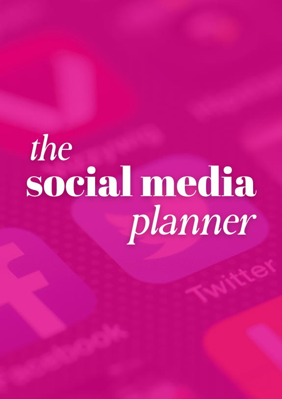 The Social Media Planner (Digital Download) Glow CLP